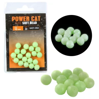   Nevis Fluo PVC gyöngy Harcsázáshoz 10 mm fluoreszkáló ütköző gyöngy 20 db/csomag