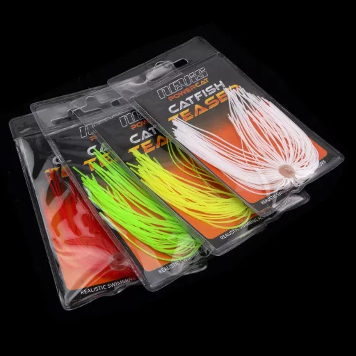 Nevis Catfish Teaser . piros 7 cm 1 db harcsázó vertikális csali
