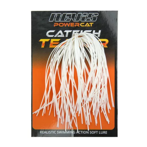 Nevis Catfish Teaser . fehér 7 cm 1 db harcsázó vertikális csali