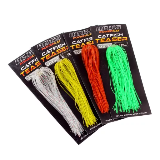 Nevis Catfish Teaser XL . zöld 12 cm 1 db harcsázó vertikális csali