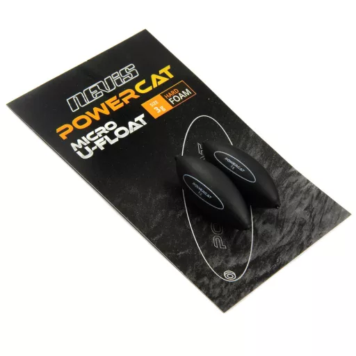 Nevis Powercat micro U-float 1,5 g fekete úszó 2 db/csomag