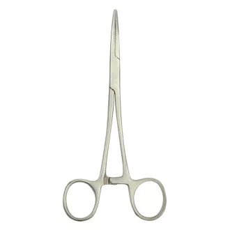   Nevis Horogkiszedő csipesz 18 cm egyenes 3108 ezüst érfogó csipesz