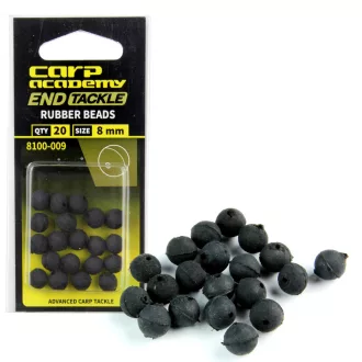   Carp Academy ütköző gyöngy 8 mm 338008 fekete ütköző gyöngy 20 db/csomag