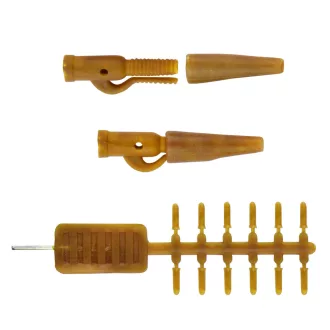   Carp Academy Biztonsági Komplett 356411 barna Ólomkapocs 10 db/csomag