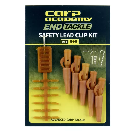 Carp Academy Biztonsági Komplett 356411 barna Ólomkapocs 10 db/csomag