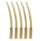 Carp Academy Univerzális L 6,5 cm barna gumiharang 5 db/csomag
