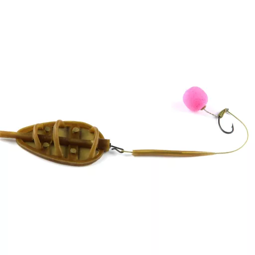Carp Academy Gyorscsatlakozó szilikoncsővel XL barna gubancgátló cső 5+5 db/csomag