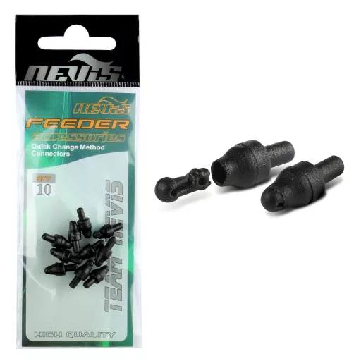 Nevis method feeder gyorscsatlakozó előkerögzítő 10 db/csomag