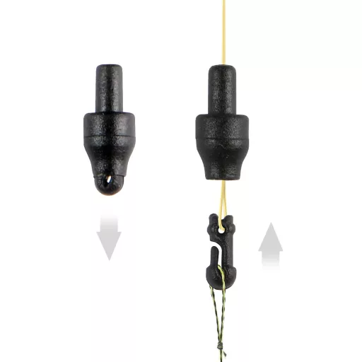 Nevis method feeder gyorscsatlakozó előkerögzítő 10 db/csomag