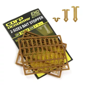   Carp Academy Csalistopper Extenda 3+9 mm 357415 3 mm, 9 mm barna bojlistopper 2 db/csomag