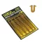 Carp Academy Csalistopper Mini 4 × 3 mm barna bojlistopper