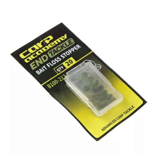 Carp Academy Bait Floss 4 × 5 mm zöld horog stopper 20 db/csomag