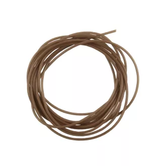   Carp Academy Hajszálelőke rögzítő szilikoncső 0,3 mm 150 cm barna szilikoncső