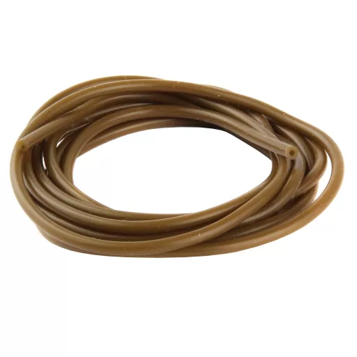 Carp Academy Hajszálelőke rögzítő szilikoncső 0,5 mm 150 cm barna szilikoncső