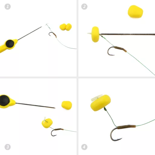 Carp Academy feeder és átlátszó fűzőtű 36 db/csomag