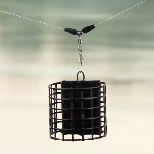 Nevis feeder M (7 mm) fekete stopper 5+5 db/csomag