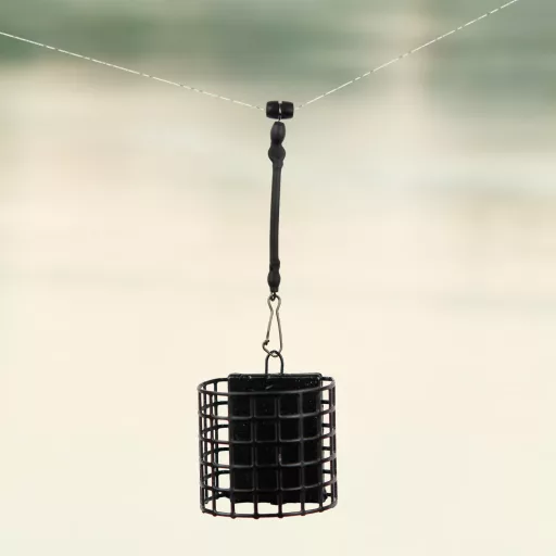 Nevis csúszó feeder Kosártató 7 cm "M" M (7 cm) fekete feeder link 3 db/csomag