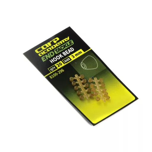 Carp Academy ütköző 3 mm barna horog stopper 20 db/csomag