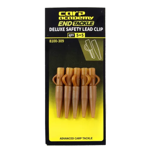 Carp Academy Biztonsági extra barna ólomkapocs 5+5 db/csomag