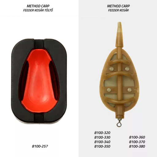 Nevis Carp method feeder kosár 60 g