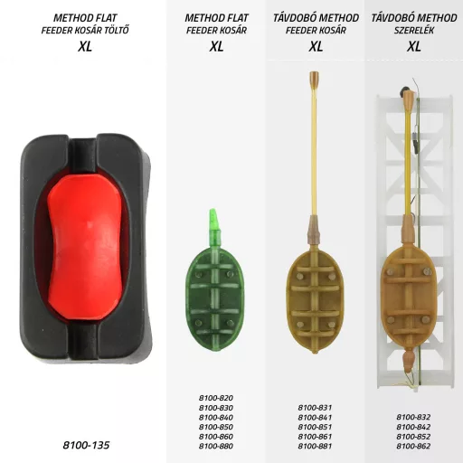 Nevis távdobó szerelék XL method végszerelék 30 g