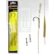 Carp Academy Basic Special 2-es 25 cm fekete szakállas előkötött horog 2 db/csomag