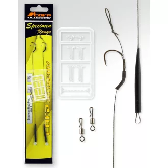   Carp Academy Snowmen 6-os 21 cm fekete szakállas előkötött horog 2 db/csomag