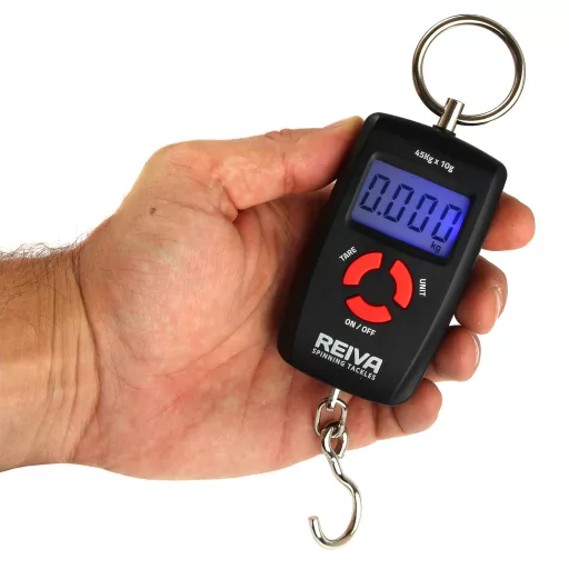 Reiva Elektromos mérleg 45 kg horgászmérleg