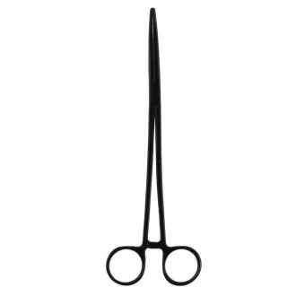 Reiva Horogkiszedő csipesz 18 cm fekete érfogó csipesz