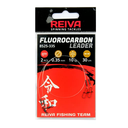 Reiva Fluorocarbon 30 cm 0,5 mm fluorocarbon előke 2 db/csomag