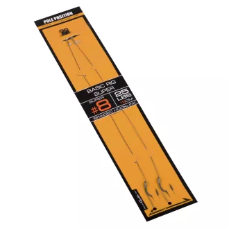   Spro Str Basic Super 8-as 18 cm fekete szakállas előkötött horog 2 db/csomag