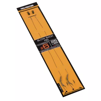   Spro Str Blow fekete 4-es 18 cm szakállas előkötött horog 2 db/csomag