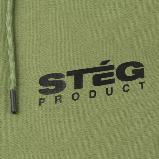 Stég Product kapucnis zöld 3XL pulóver