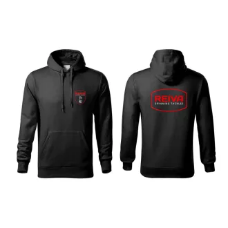 Reiva Fűzliget kapucnis fekete 2XL pulóver