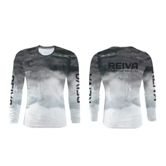 Reiva Team Pro UV szürke-fehér póló L