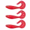 Nevis Shad Japanese piros 9 cm 6,56 g 3 db/csomag twister