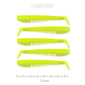   Nevis Impulse Shad Flash Lemonade 7,5 cm 3,05 g 5 db/csomag gumihal