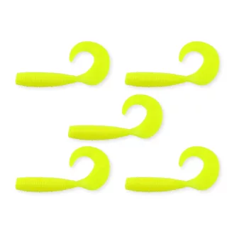 Nevis sárga 7,5 cm 4,17 g 5 db/csomag twister
