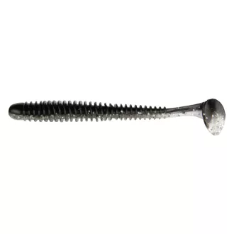  Nevis Longer fekete-ezüst flitter 7,5 cm 1,9 g 6 db/csomag gumihal