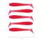 Nevis Swinger Japanese piros 7 cm 2,96 g 5 db/csomag gumihal
