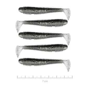 Nevis Swinger Flash küsz 7 cm 2,96 g 5 db/csomag gumihal
