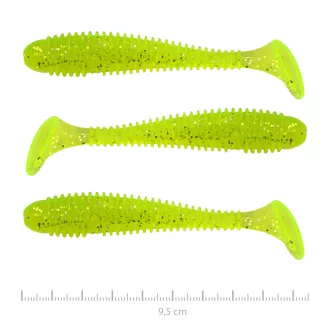 Nevis Swinger Poppy zöld 9,5 cm 7,18 g 3 db/csomag gumihal