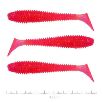   Nevis Swinger Japanese piros 9,5 cm 7,18 g 3 db/csomag gumihal