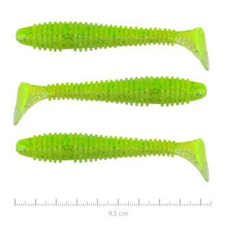   Nevis Swinger Flash chartreuse 9,5 cm 7,18 g 3 db/csomag gumihal
