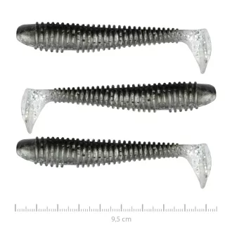 Nevis Swinger Flash küsz 9,5 cm 7,18 g 3 db/csomag gumihal