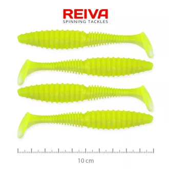   Reiva Zander Power Shad Flash Lemonade 10 cm 7,05 g 4 db/csomag gumihal