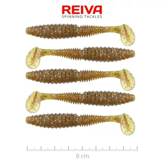   Reiva Zander Power Shad Crayfish 8 cm 3,18 g 5 db/csomag gumihal