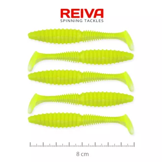   Reiva Zander Power Shad Flash Lemonade 8 cm 3,18 g 5 db/csomag gumihal