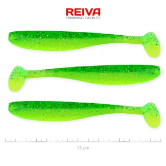   Reiva Flash Shad Poison zöld 15 cm 13,26 g 3 db/csomag gumihal
