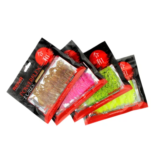 Reiva Nymph fluo zöld 6 cm 12 db/csomag lágy műcsali